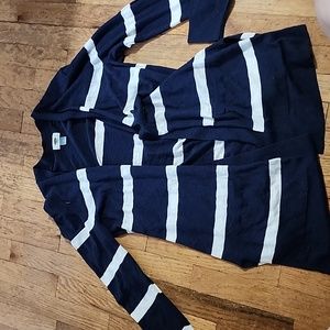 Cardigan, blue white, M